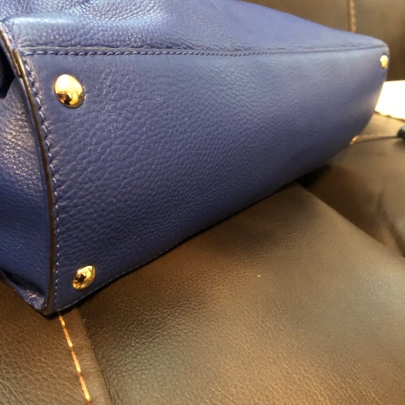 Michael Kors Hamilton Bag Royal Blue - Picture 8 of 14